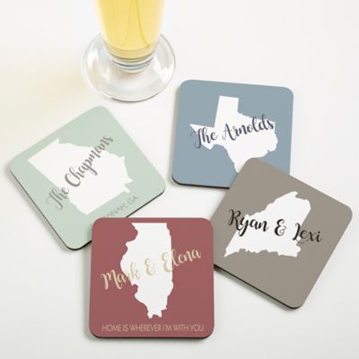 business coasters personalized