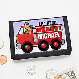 Jr. Firefighter Personalized Wallet