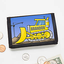 Construction Trucks Personalized Wallet