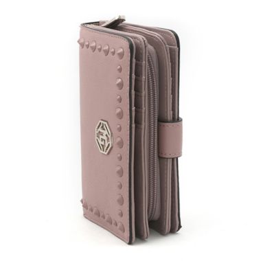 Marina Galanti Studded Wallet in Rose. View a larger version of this product image.