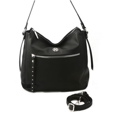 Marina Galanti Ciottoli Hobo Bag in Black. View a larger version of this product image.