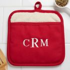 Alternate image 0 for Embroidered Pot Mitt- Monogram