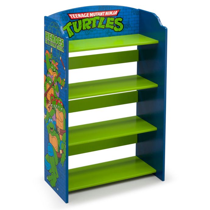 Nickelodeon Teenage Mutant Ninja Turtles 4 Shelf Bookshelf
