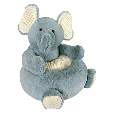 Stephan Baby Elephant Plush Chair in Grey. View a larger version of this product image.