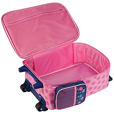 Stephen Joseph&reg; Rainbow Classic Rolling Luggage in Pink. View a larger version of this product image.