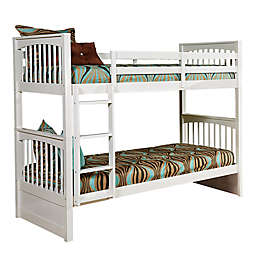 Hillsdale Furniture Pulse Twin Over Twin Bunk Bed in White