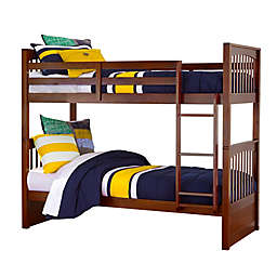 Hillsdale Furniture Pulse Twin Over Twin Bunk Bed in Cherry