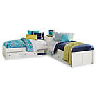 Alternate image 0 for Hillsdale Furniture Pulse Twin L-Shaped Bed with Double Storage in White
