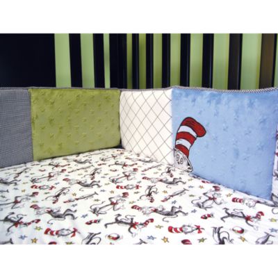 cat in the hat crib bedding set