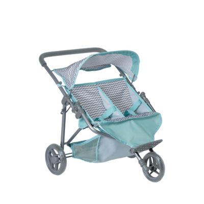 blue baby doll pram