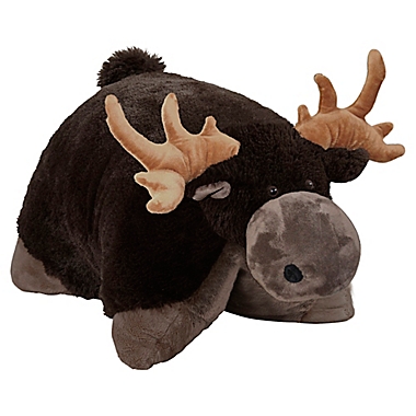 Pillow Pets&reg; Wild Moose Stuffed Plush Toy in Brown. View a larger version of this product image.