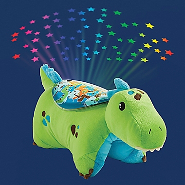 Pillow Pets&reg; 2-Piece Dino Pillow and Dino Sleeptime Lite Set in Blue/Green. View a larger version of this product image.