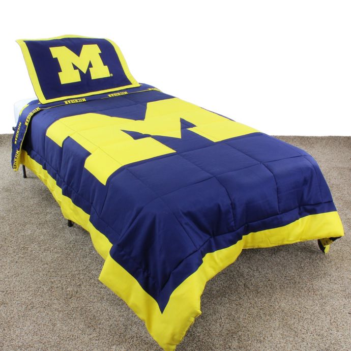 University Of Michigan Comforter Set Bed Bath Beyond