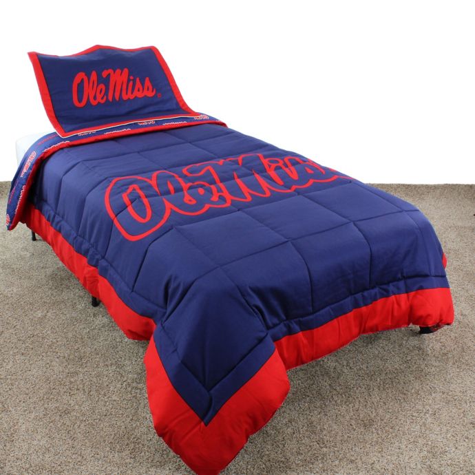 University Of Mississippi Ole Miss Comforter Set Bed Bath Beyond