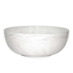 Artisanal Kitchen Supply® 10-Inch Coupe Marbleized Serving Bowl in Grey
