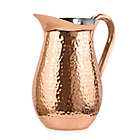 Alternate image 0 for Oggi&trade; Hammered Stainless Steel Copper Plated Pitcher