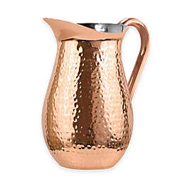 Oggi™ Hammered Stainless Steel Copper Plated Pitcher