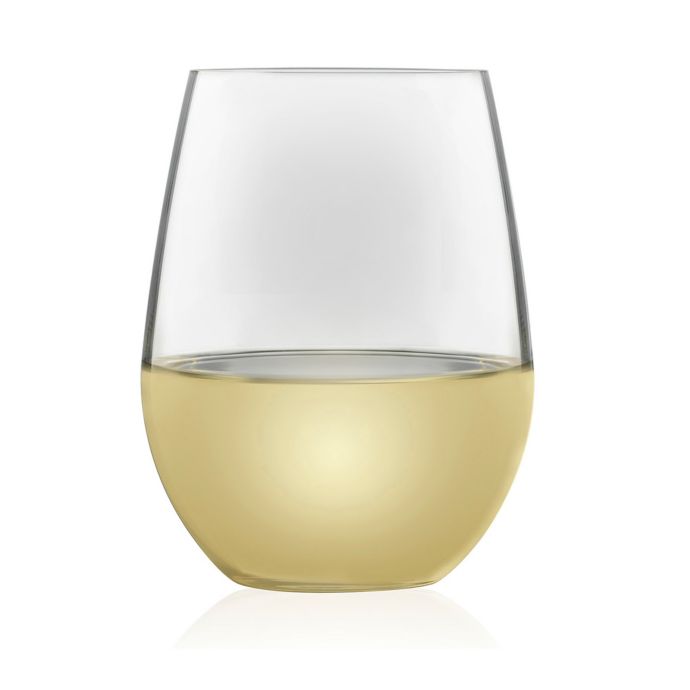 Libbey® Signature AllPurpose Stemless Wine Glasses (Set of 4) Bed