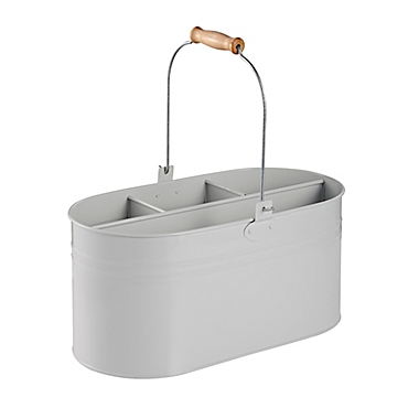 Bee &amp; Willow&trade; Metal Cleaning Caddy in Black/White. View a larger version of this product image.
