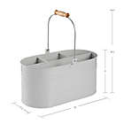 Alternate image 1 for Bee &amp; Willow&trade; Metal Cleaning Caddy in Black/White