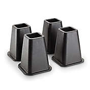 Simplify Bed Risers in Black (Set of 4)