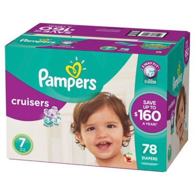 Pampers Diapers Size 4 - Cruisers 360˚ Fit Disposable Baby Diapers