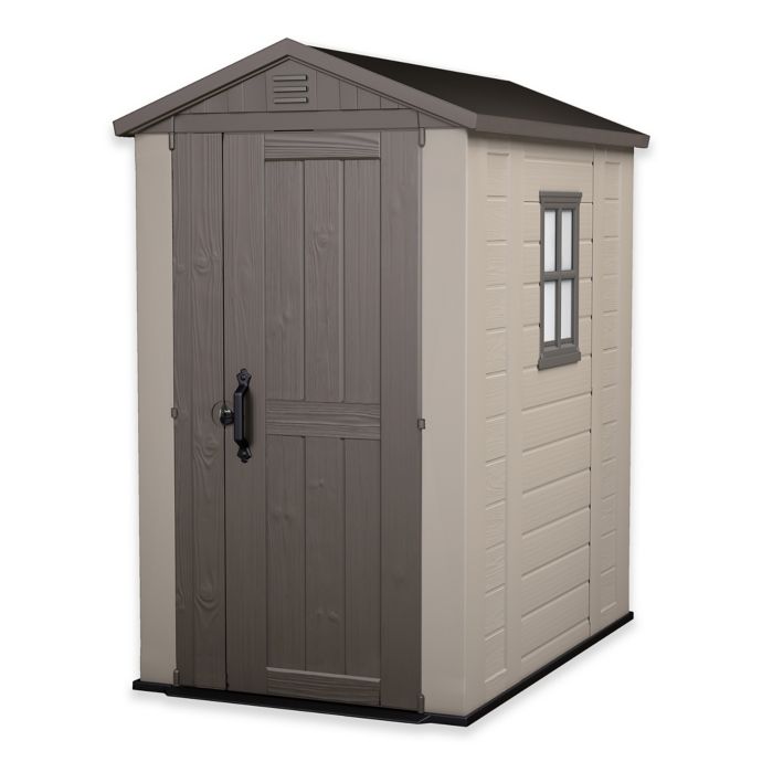 Keter® Factor 4-Foot x 6-Foot Outdoor Storage Shed in 