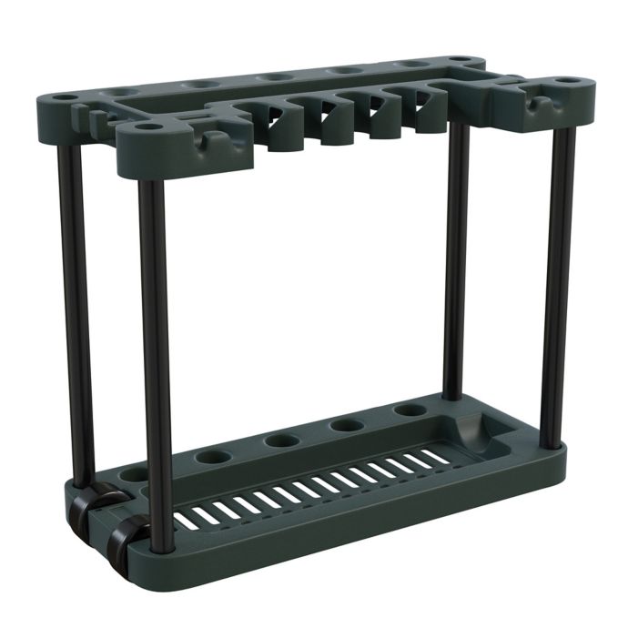 Stalwart Rolling Garden Tool Storage Rack Tower in Green Bed Bath and