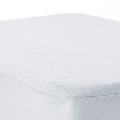 BSensible Natural Breathable Waterproof Twin Fitted Sheet Protector in White