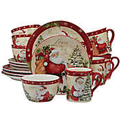 Certified International Holiday Wishes&copy; by Susan Winget 16-Piece Dinnerware Set
