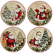 Certified International Holiday Wishes&copy; by Susan Winget Dessert Plates (Set of 4)