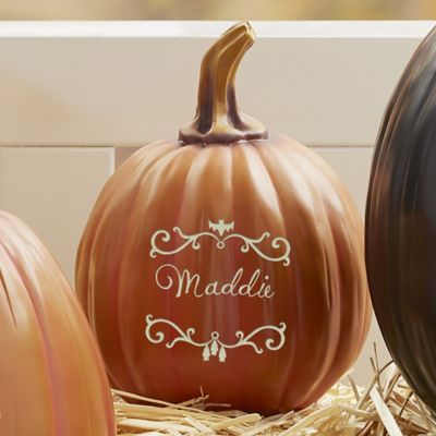 Halloween Vines Personalized Pumpkin Collection