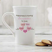 Personalized What Is Happiness&#63; Latte Mug
