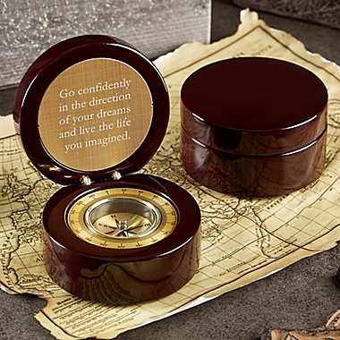Personalized Inspiring Message Navigator Compass. View a larger version of this product image.