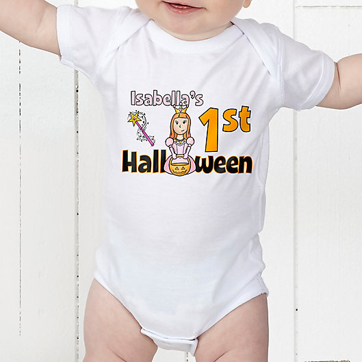 Alternate image 1 for My First Halloween Personalized Baby Bodysuit