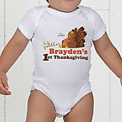My First Thanksgiving Personalized Baby Bodysuit
