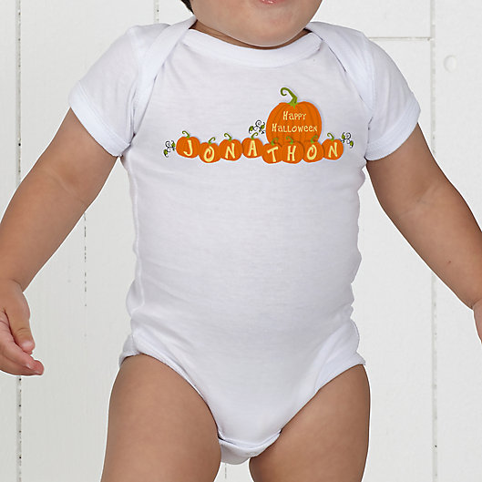 Alternate image 1 for My First Halloween Personalized Baby Bodysuit