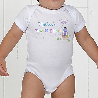 First Easter Infant Personalized Baby Bodysuit. View a larger version of this product image.