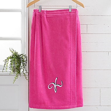 Personalized Bath Time Monogram Towel Wrap. View a larger version of this product image.