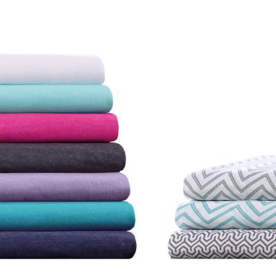 Intelligent Design Cotton Blend Jersey Knit Sheet Set