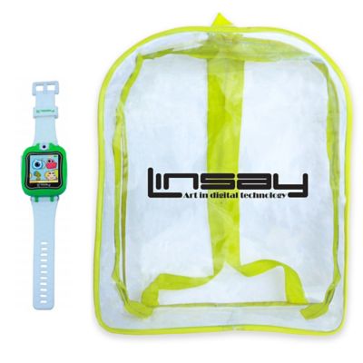 Linsay&reg; S-5WCL Selfie Smart Watch with Bag