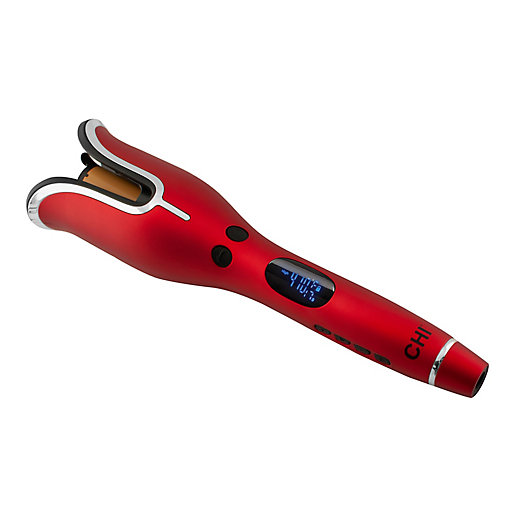 Alternate image 1 for CHI® Spin N' Curl 1-Inch Ceramic Rotating Curler in Ruby Red