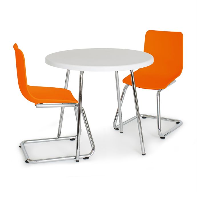 P Kolino 3 Piece Modern Kid S Round Table And Chairs