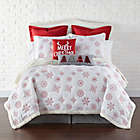Alternate image 0 for Levtex Home Snowflake Sherpa Reversible Full/Queen Quilt Set in Red/White