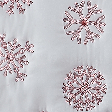 Levtex Home Snowflake Sherpa Reversible Full/Queen Quilt Set in Red/White. View a larger version of this product image.