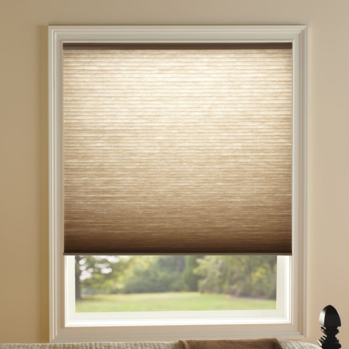 Kirsch Honeycomb Toffee Light Filtering Window Shades | Bed Bath & Beyond