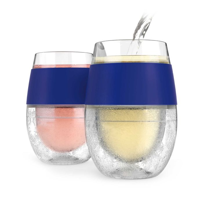HOST® Wine FREEZE™ Cooling Wine Glasses in Mint (Set of 2) Bed Bath