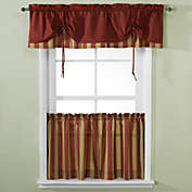 Versa-Tie&reg; Lisa Stripe Window Curtain Tiers
