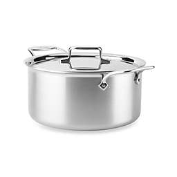 All-Clad d5® 8 qt. Brushed Stainless Steel Covered Stock Pot