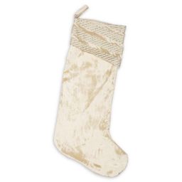 Memories Creme Christmas Stocking